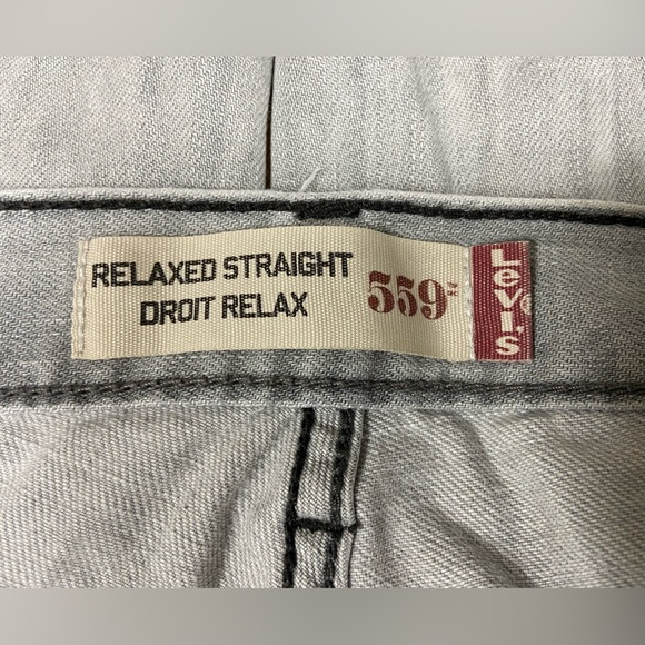 Light Grey Wash 100% Cotton Denim Jeans - Picture 9 of 11